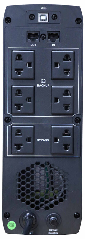 เครื่องสำรองไฟฟ้า CLEANLINE UPS รุ่น PRIME-1000 1000VA/600W_2